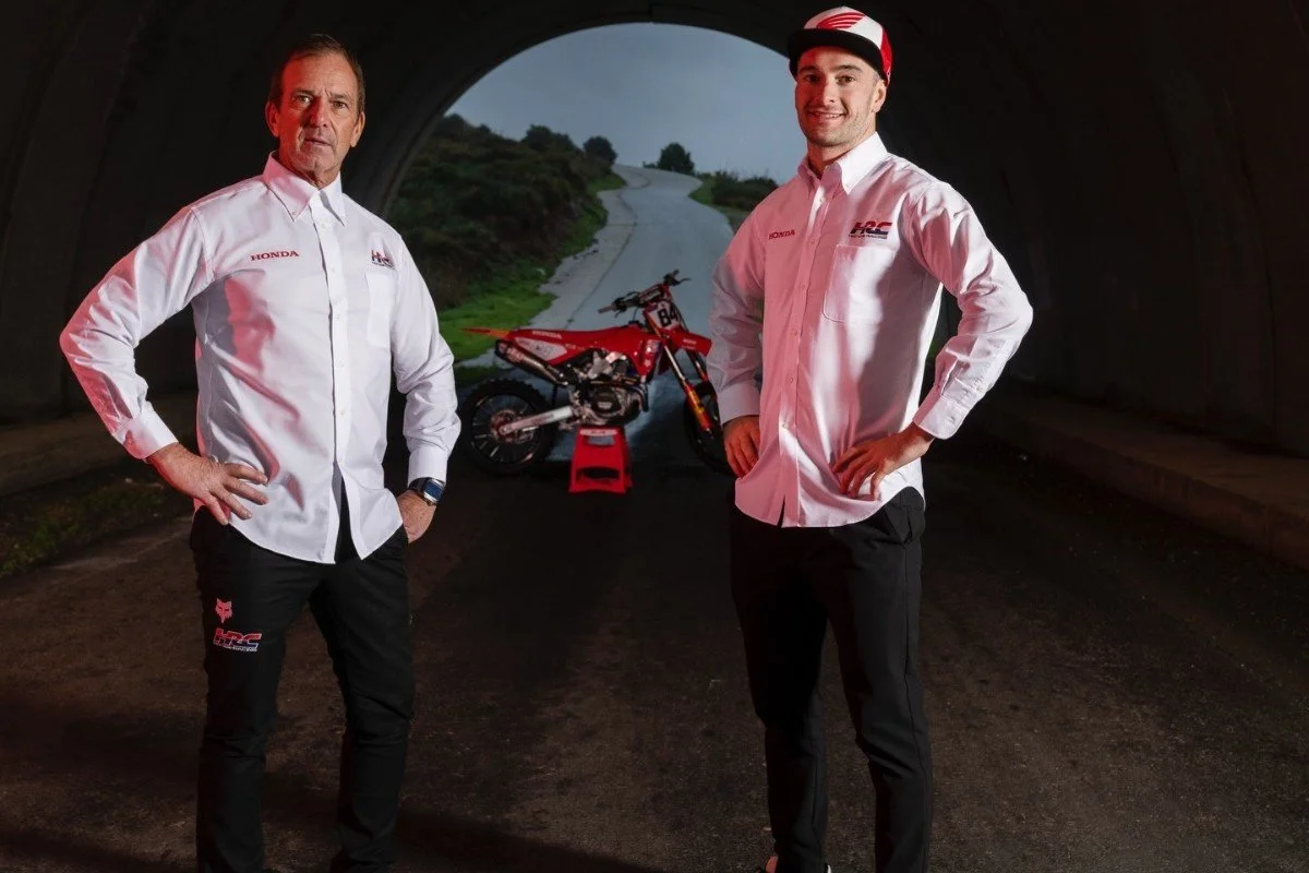 Watch: Jeffrey Herlings getting comfy on the Honda