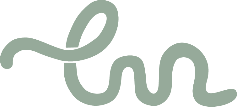 A gray, thick cursive letter 'L' on a black background.