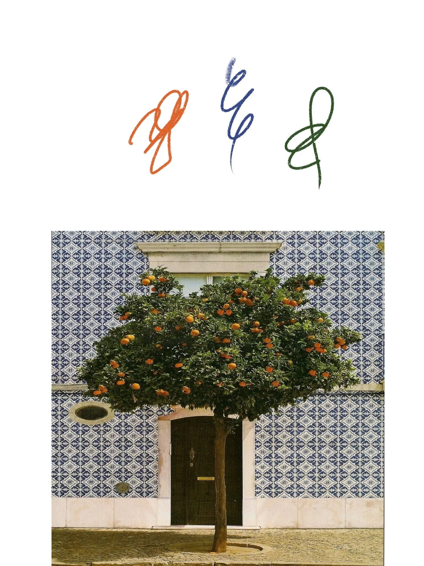 配色就像調色盤一樣，不同濃度的顏色混在一起又會變成完全不同的顏料，不試試看怎麼會知道呢？

感受到人生也是這樣的，各自煩惱著每一個選擇，會帶來什麼樣的結果。但人生不可能像快轉帶一樣，可以先偷看選了這個版本的人生是不是自己想要的，如果你有看過荼蘼（暴露了我的年紀？😆）應該更能有共鳴！
到最後，不管我們選了哪個版本的人生，都會有得有失，也沒有所謂最好的選擇，只有在最了解自己的時候，才能做出那個時候對自己最適合的選擇吧？

這篇想送給不會畫畫、覺得配色很難的你，這樣隨意的塗鴉也可以很有趣🛝🎨