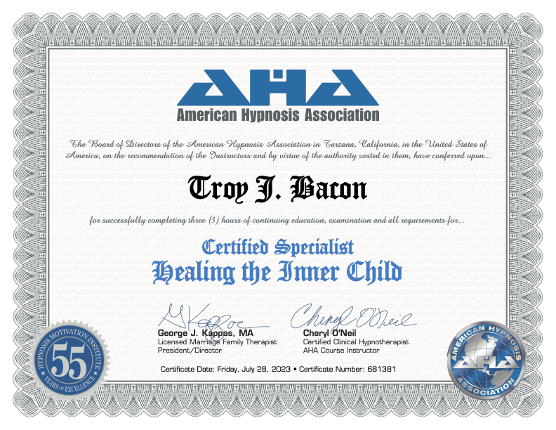 certificate - Healing the Inner Child.png