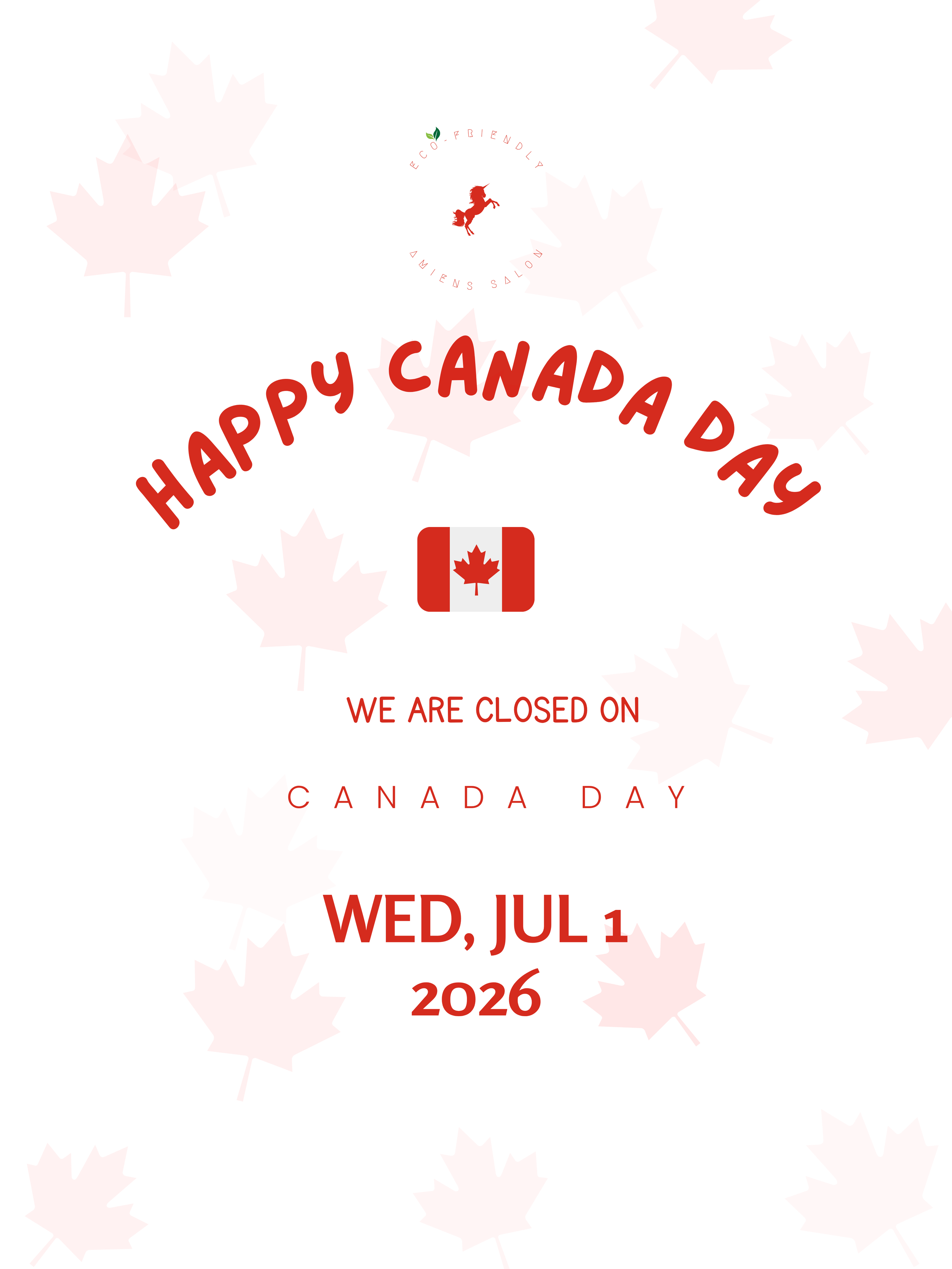 Canada Day Promotion