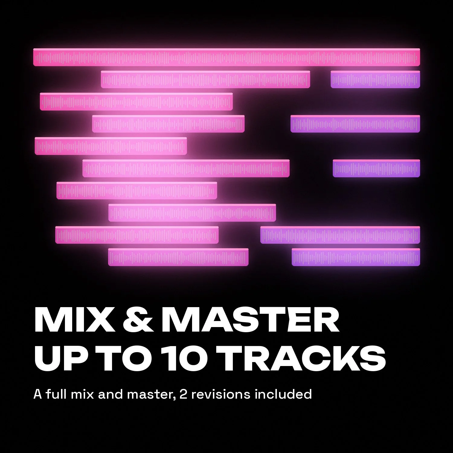 Mix & Master, Up to 10 Tracks ($149)