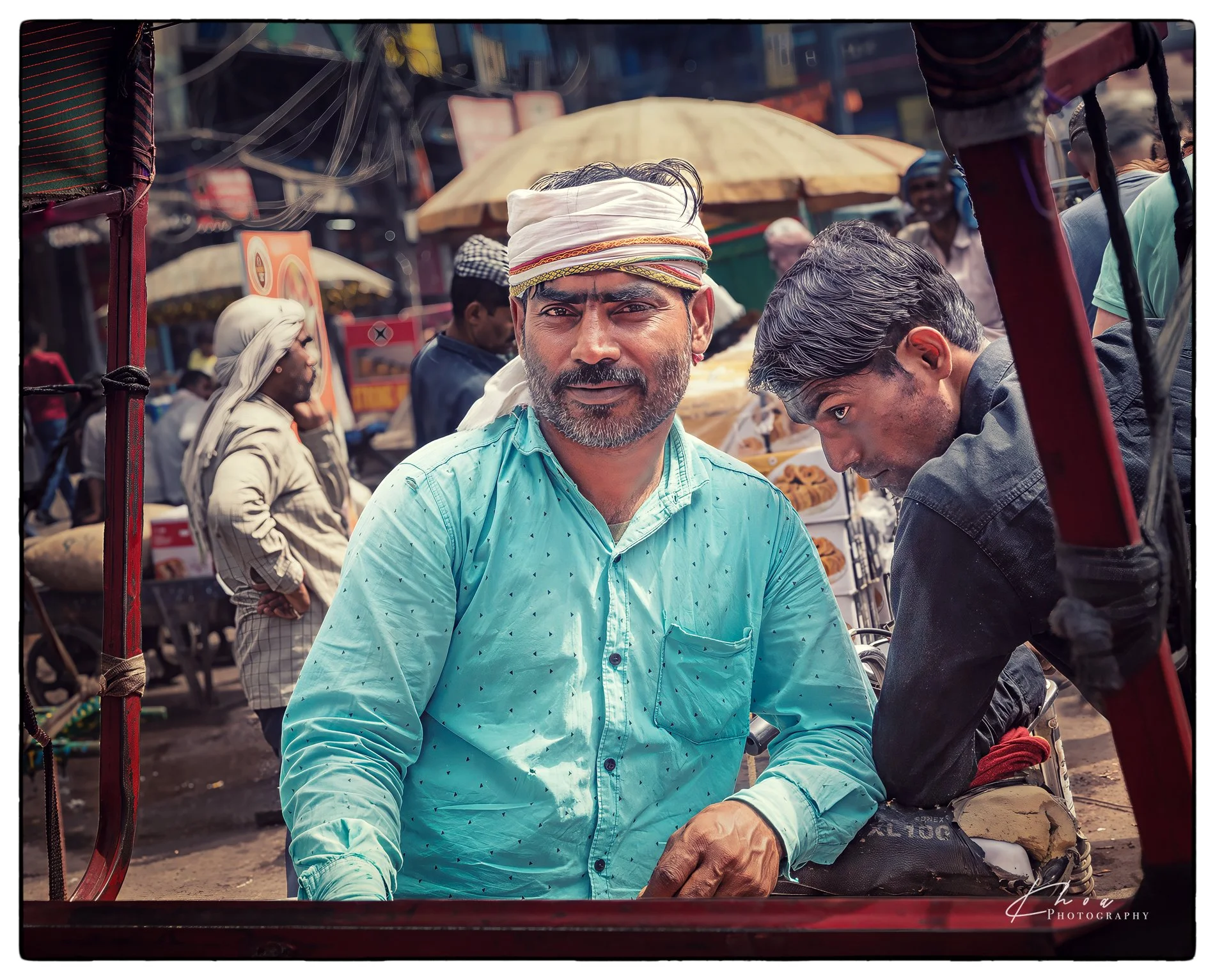 Smiling Man 
Chandni Chowk Market, Old Delhi, India