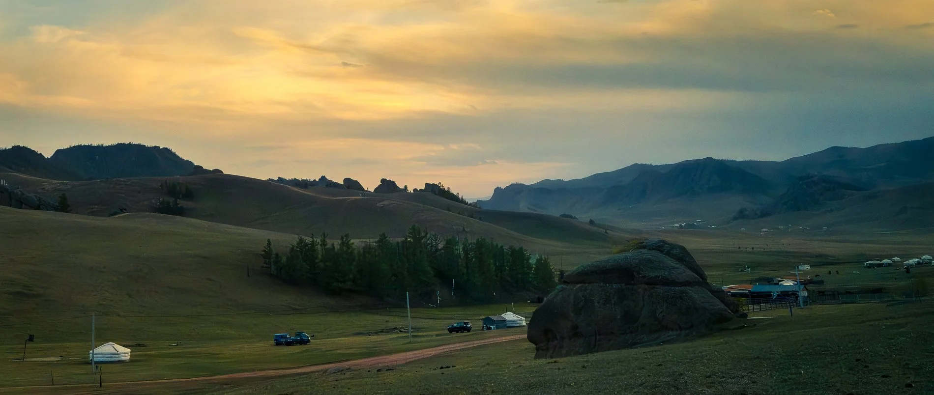 View from Buuveit Ger Camp
Gorkh-Terelj National Park, Mongolia