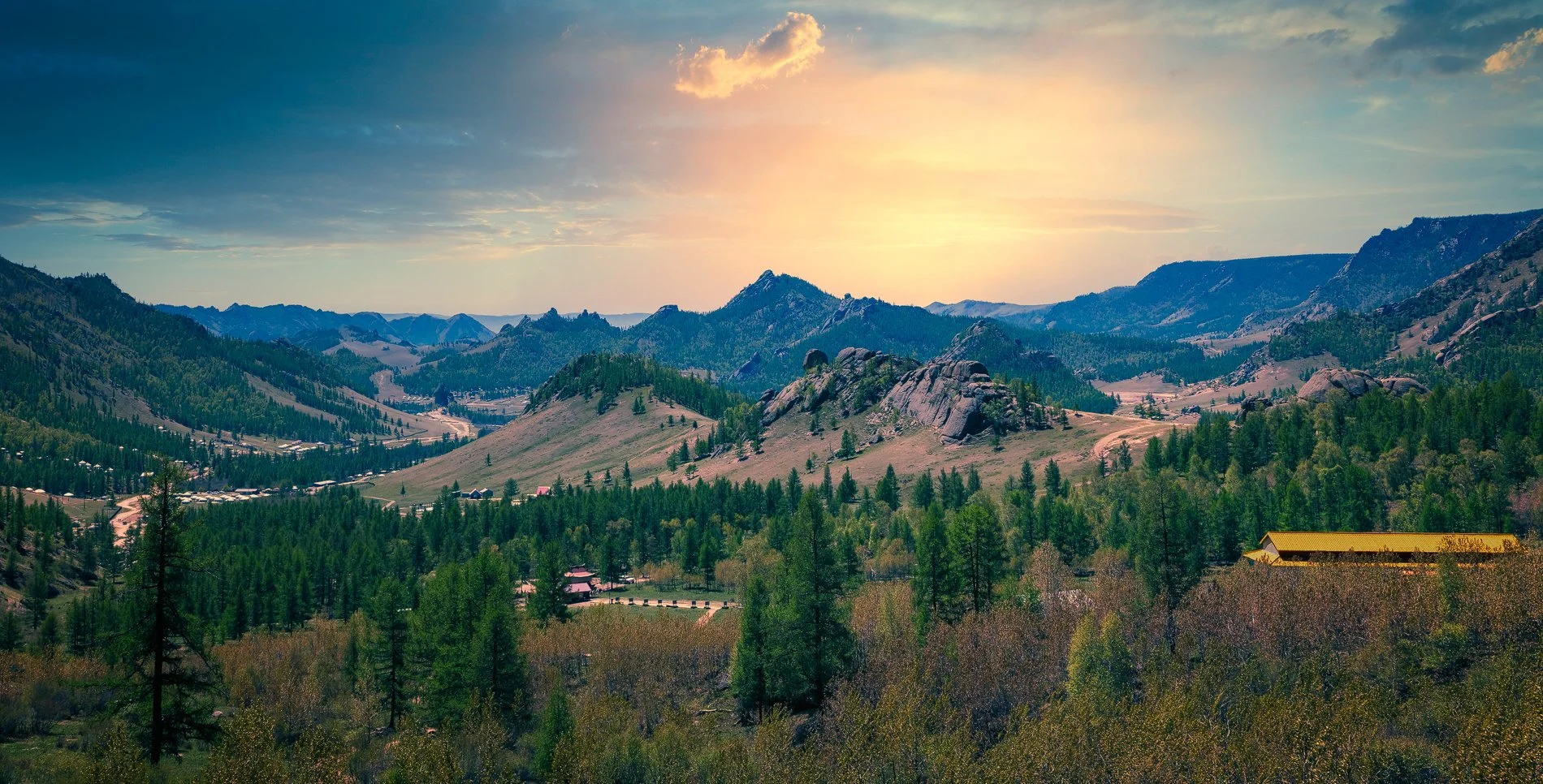 Magnificent view from Aryapala Temple
Gorkh-Terelj National Park, Mongolia