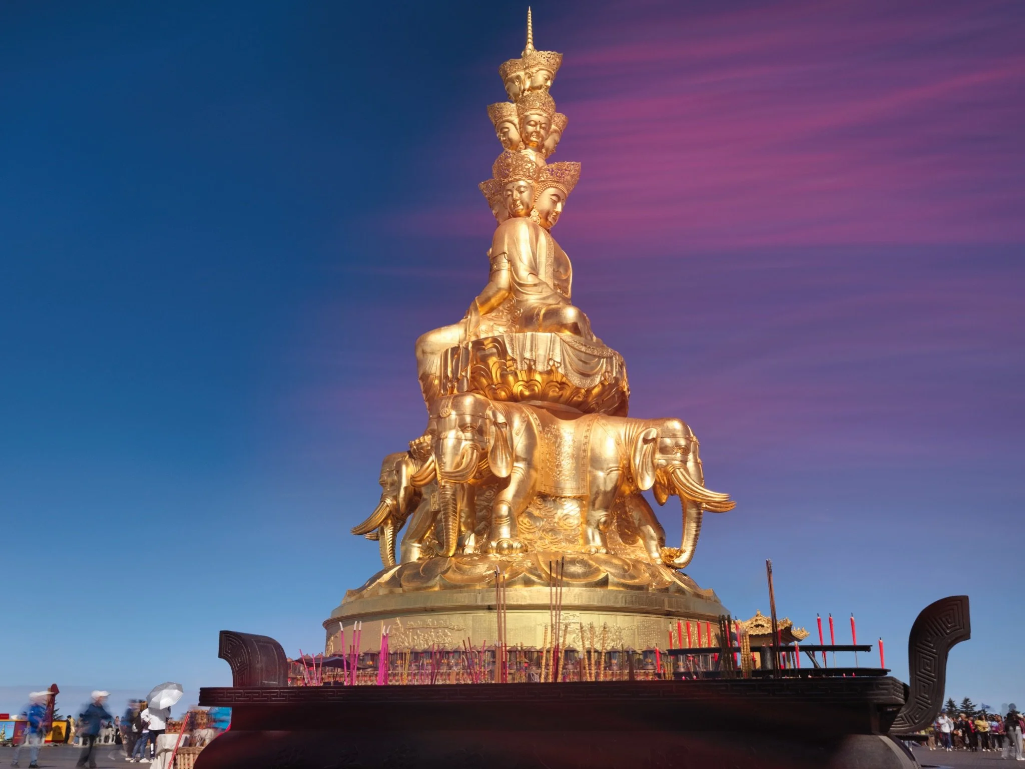 Bodhisattva Samantabhadra, Emeishan, China