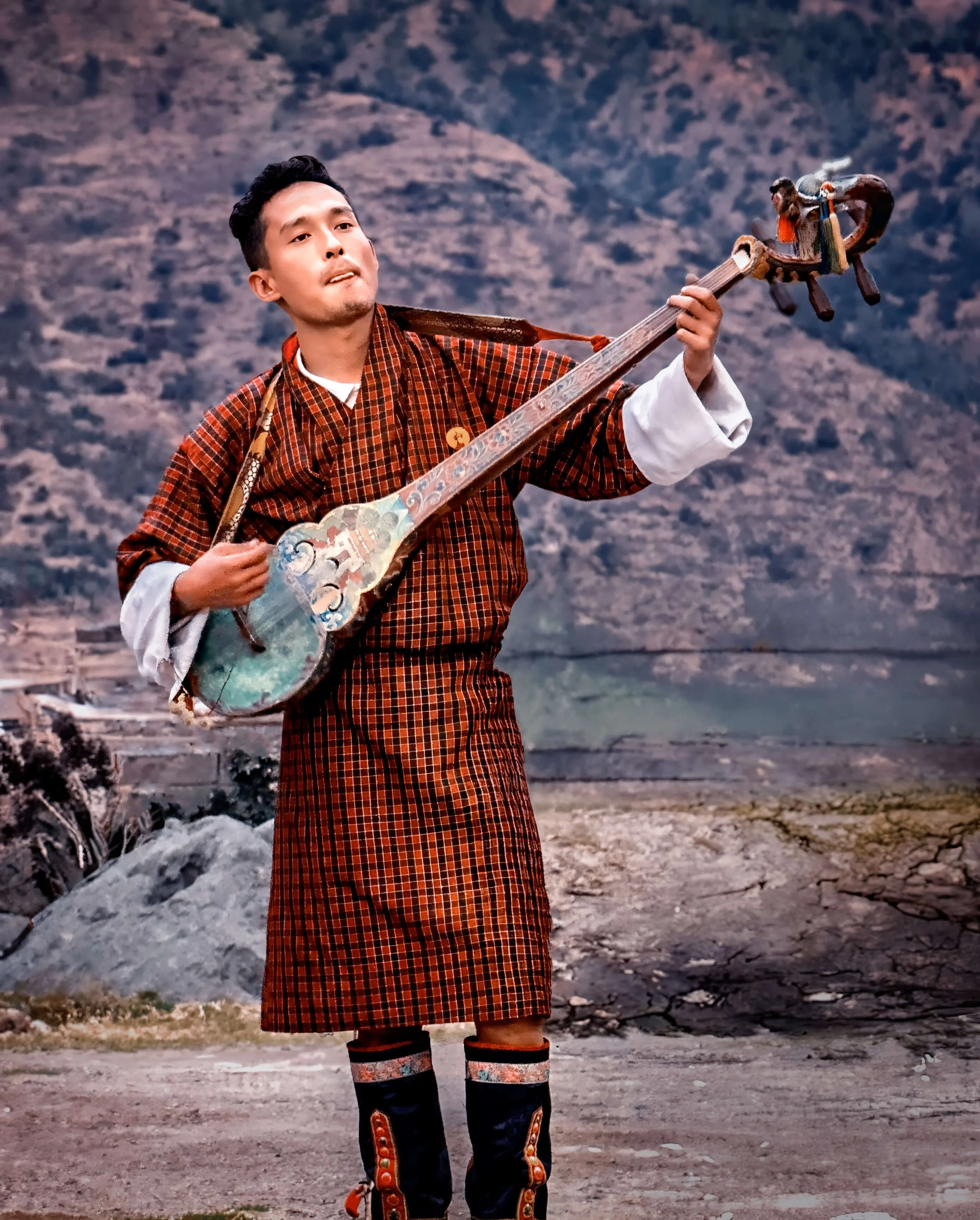 Traditional singing in Bhutan