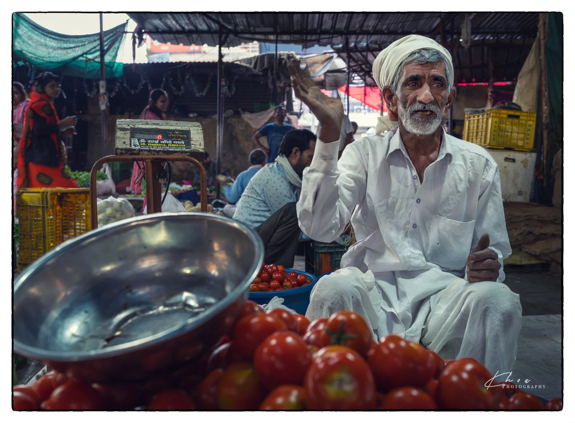 Market Sabji Mandi in Jaipur, India