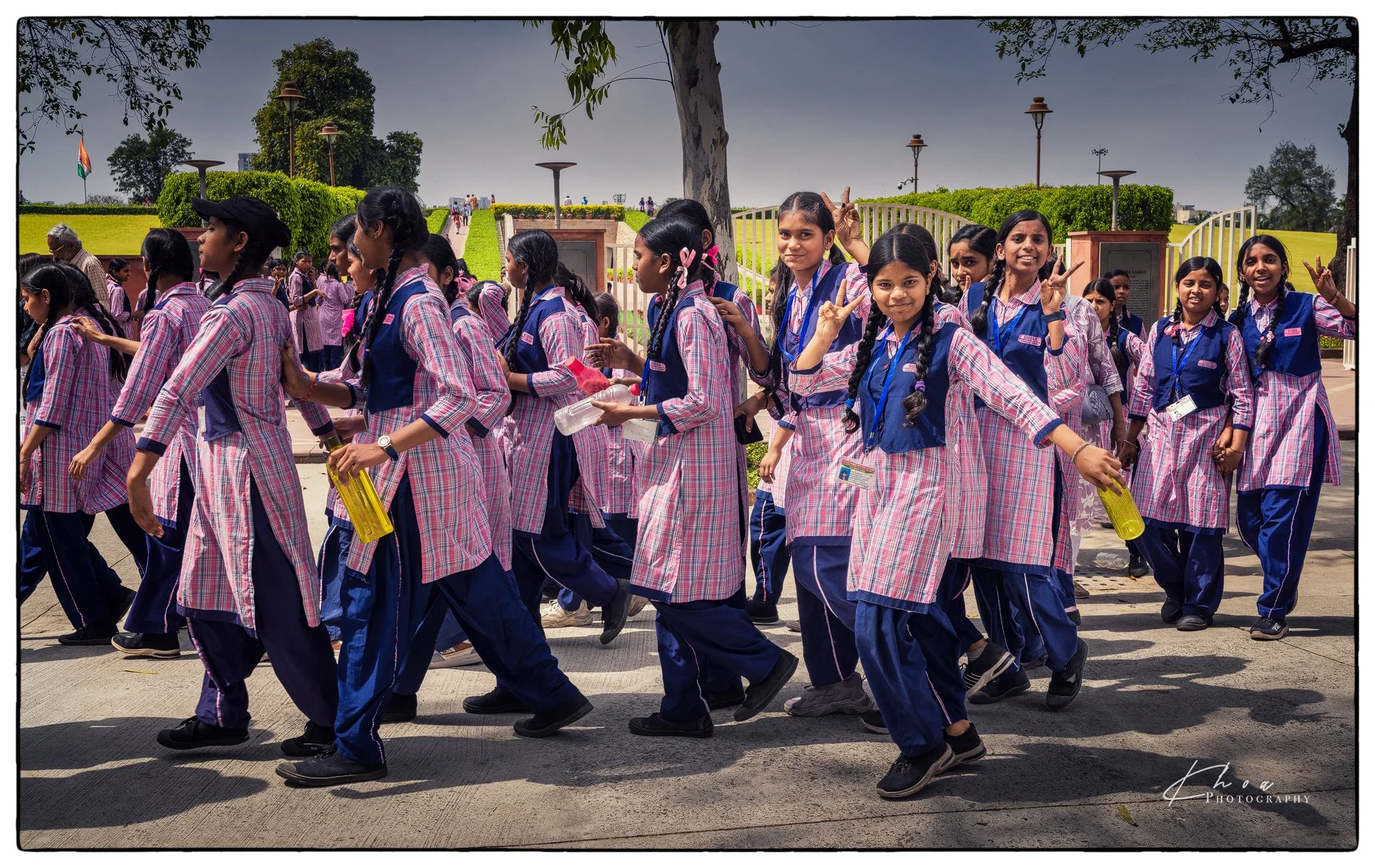 Smiling Schoolgirls
New Delhi, India