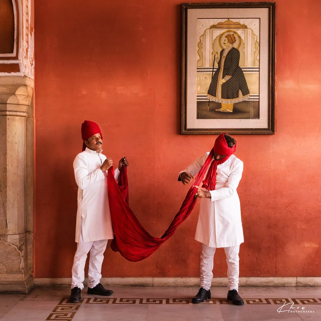 Putting on a Turban
City Palace, Jaipur, India