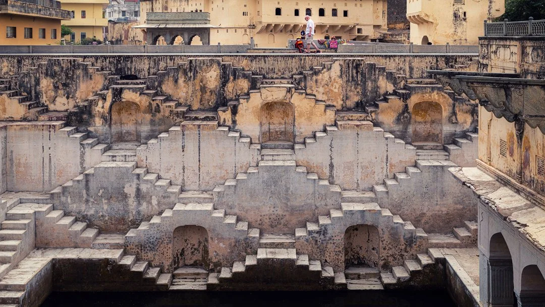 Stepwell in Jaipur, India