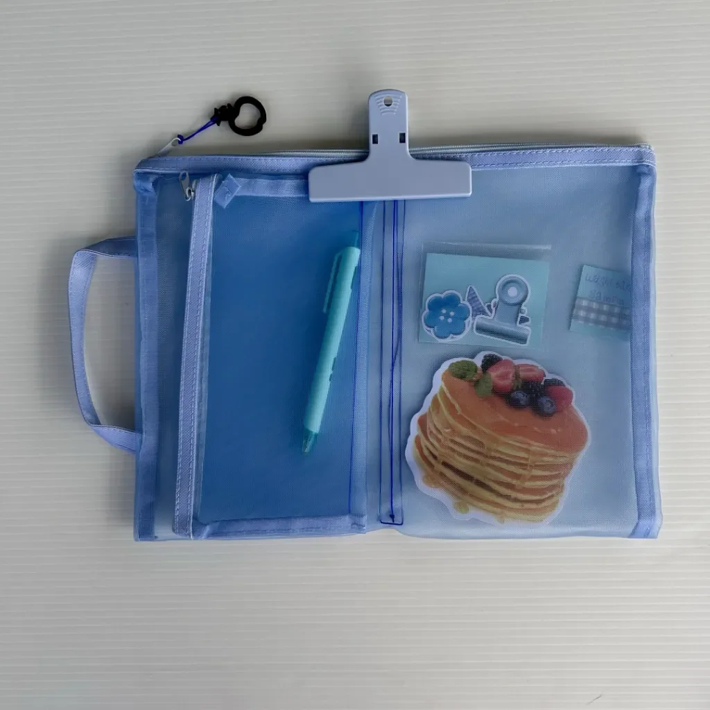 Blue Journal Pouch