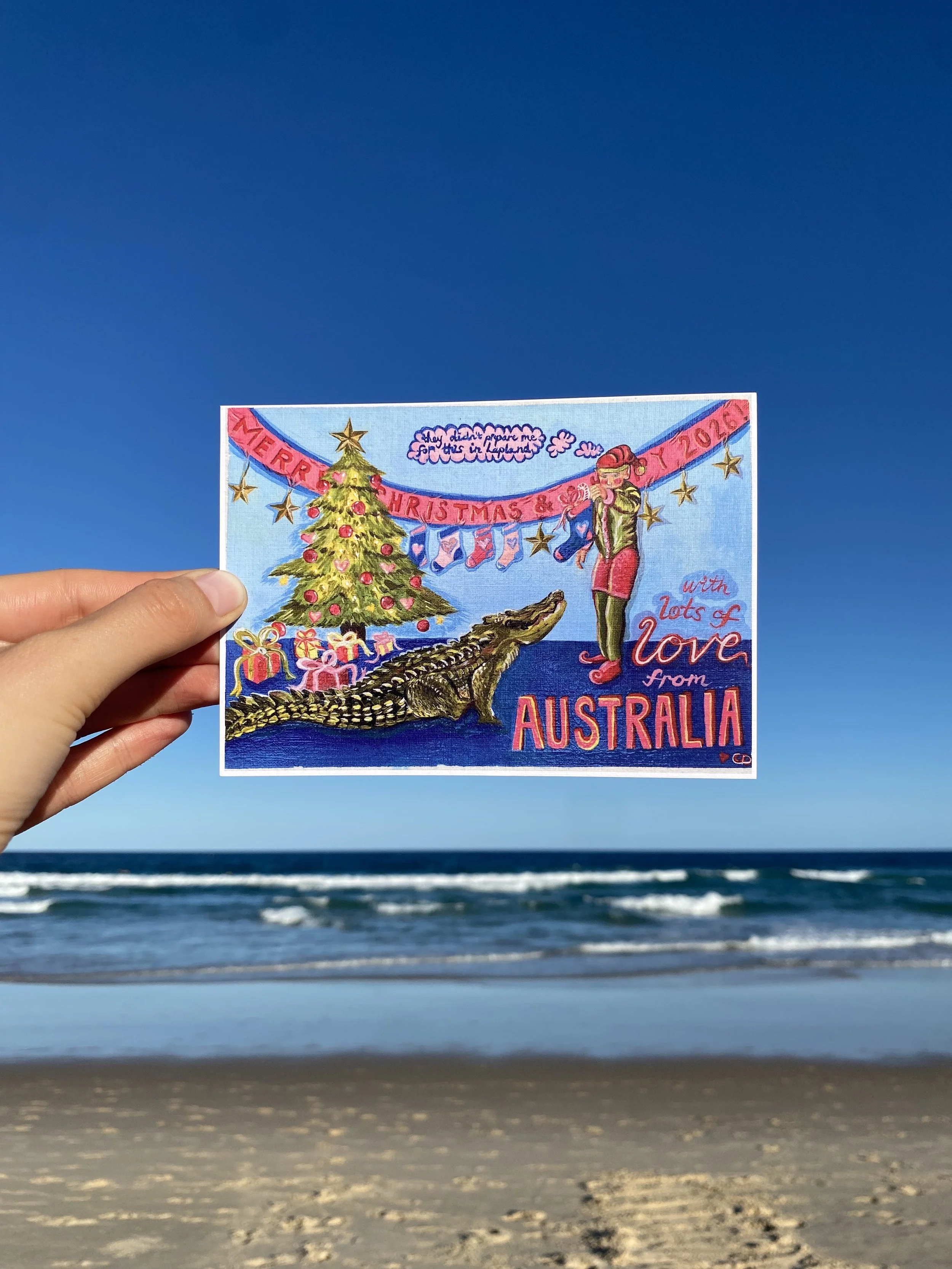 Christmas 2025 & NY 2026 Postcard