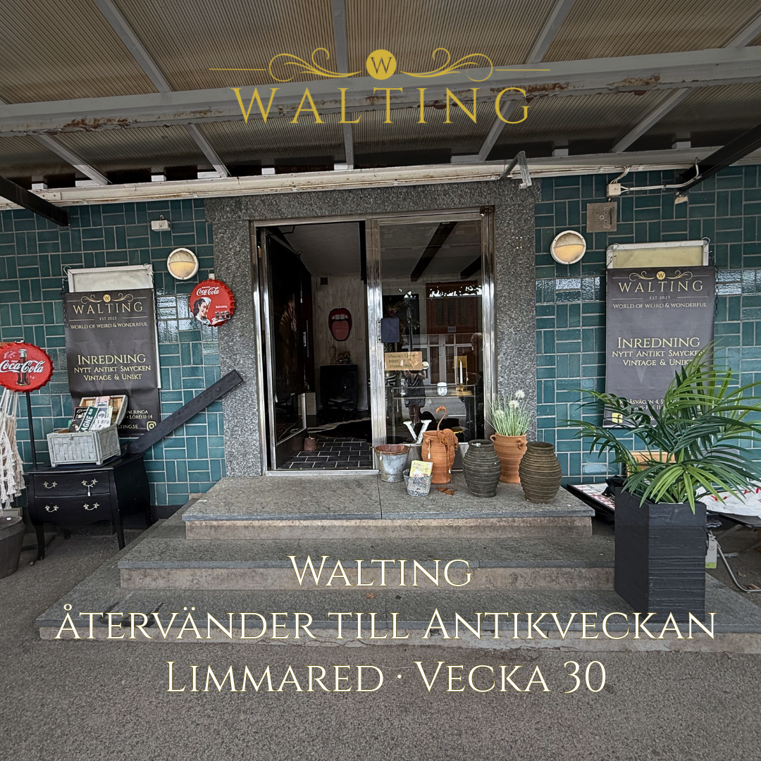 Walting återvänder till Antikveckan i Limmared