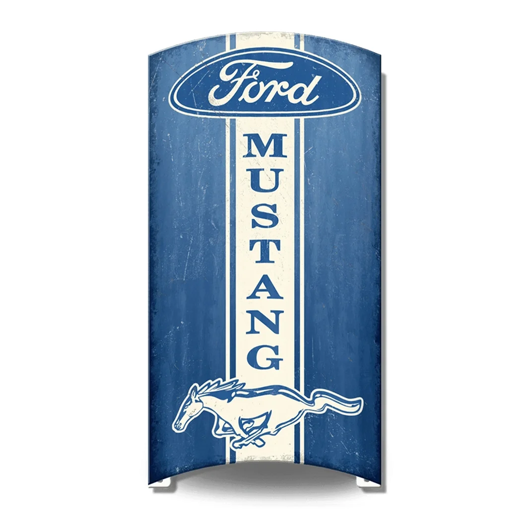 Ford Mustang – Välvd plåtskylt