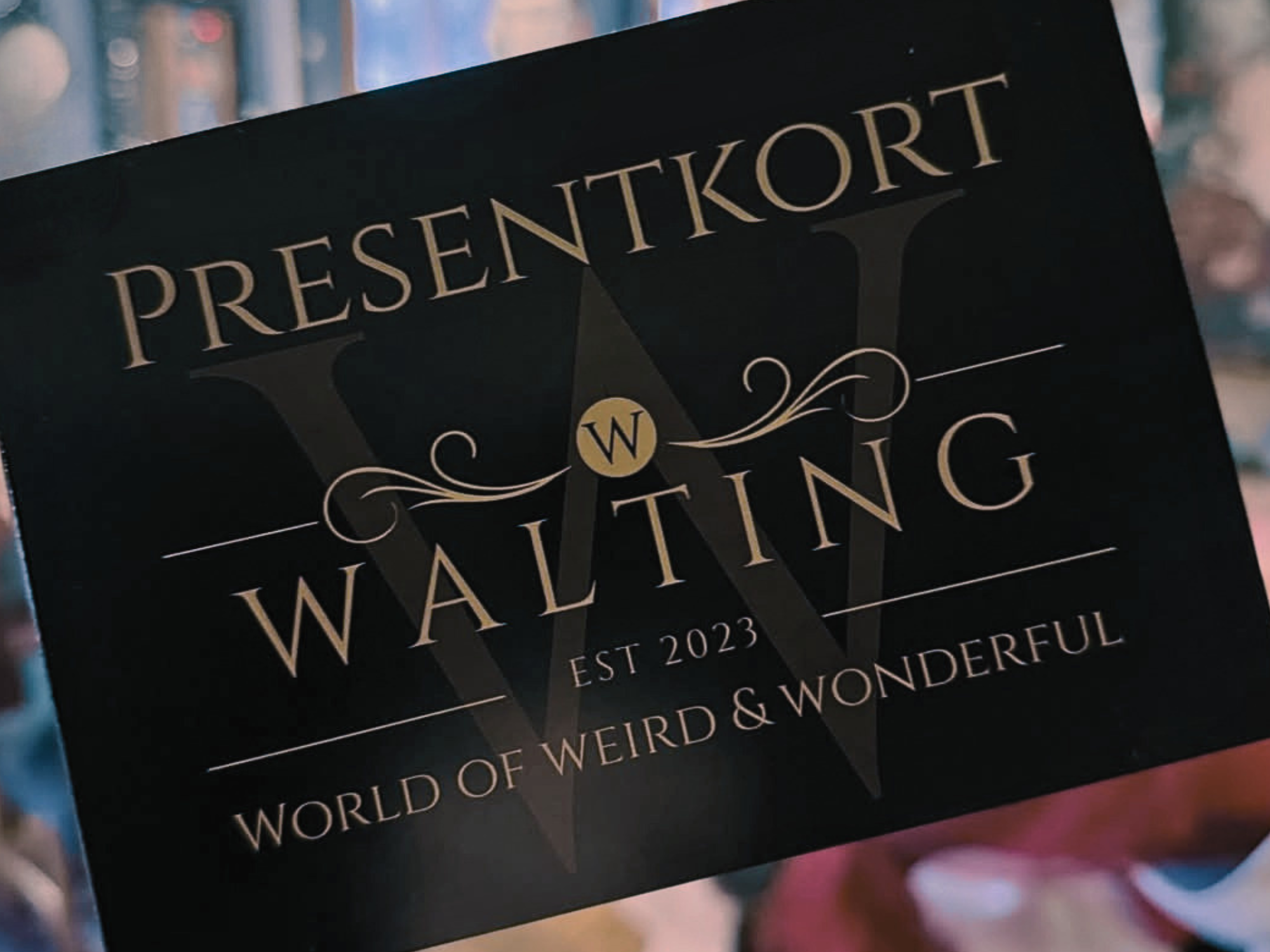 Presentkort Walting Design – gåva för inredning och design