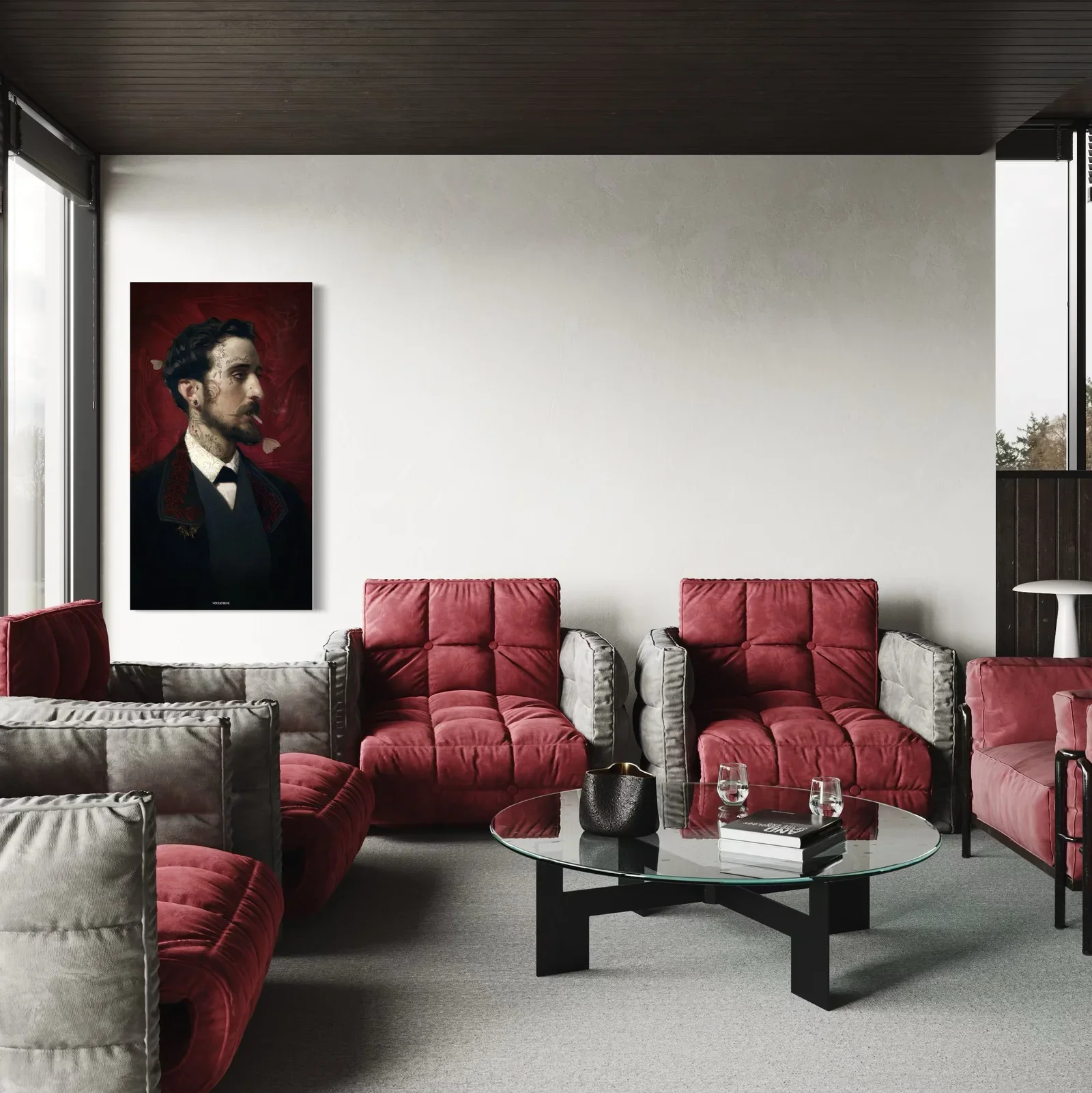 VÄGGTEXTIL COMTE EDUARDO – 77x137 CM SAMMET
