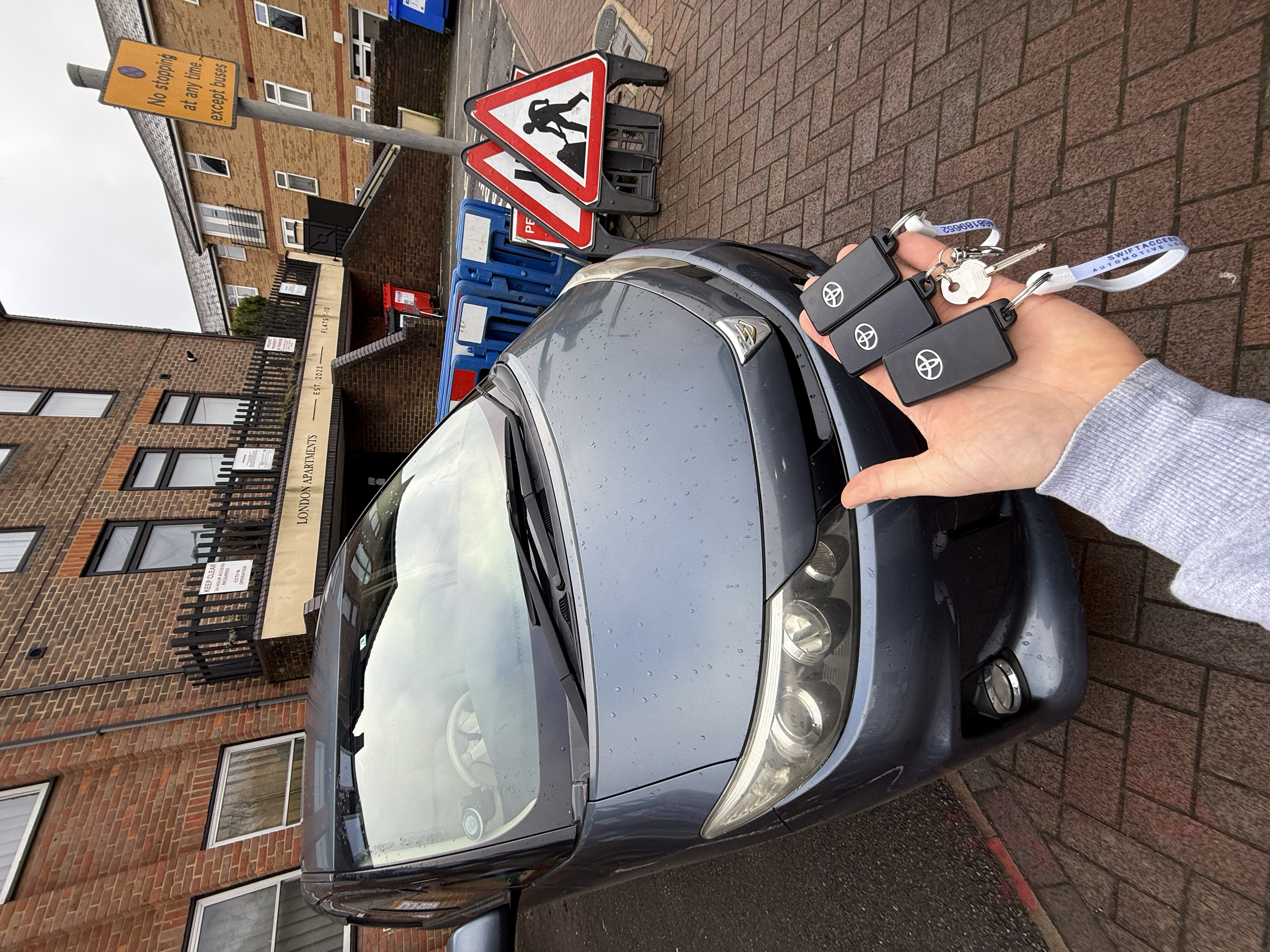 Imported Toyota Estima 2012 - Customer supplied 2 new keys for us to get programmed to their vehicle and the emergency key blades cut