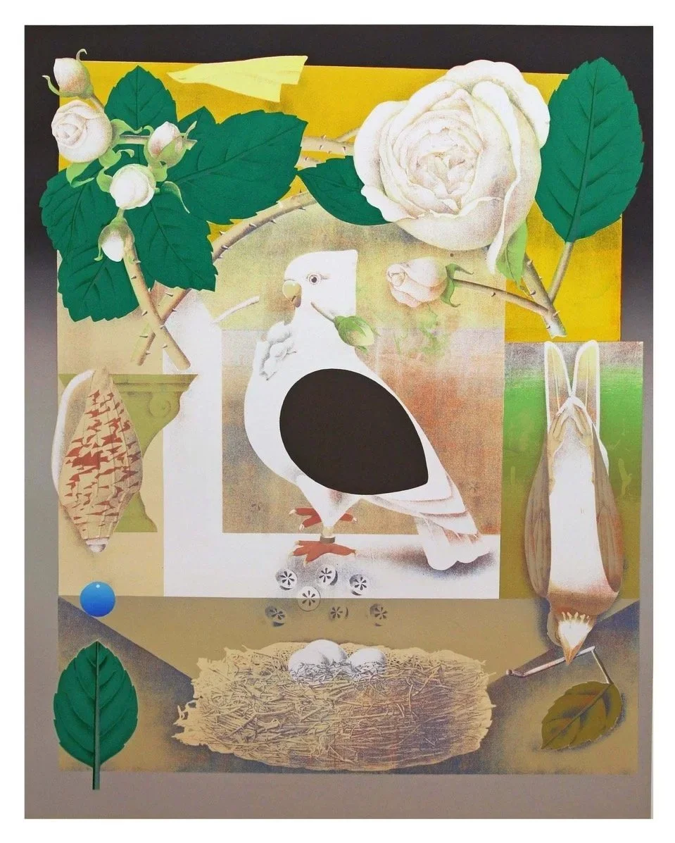 Lithograph / リトグラフ - Birdseries -