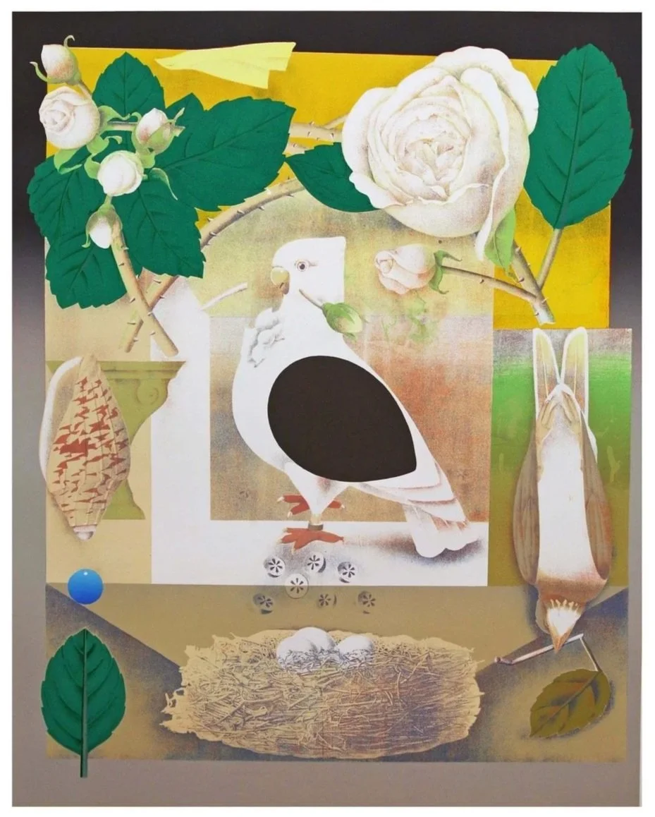 Lithograph / リトグラフ - Bird series -