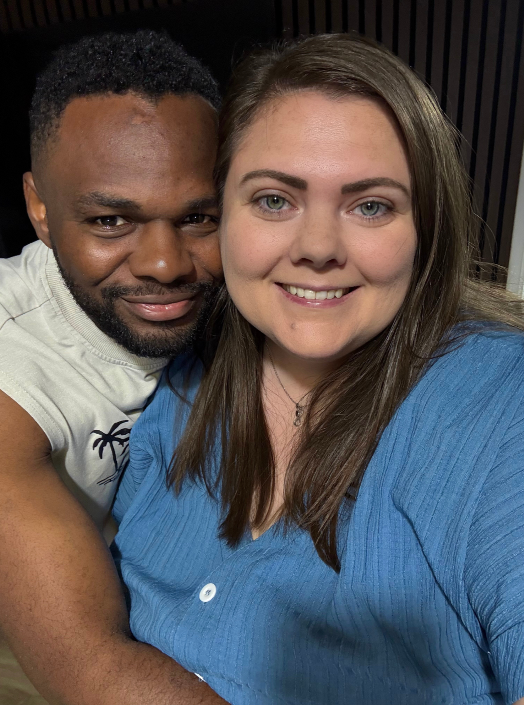 Interracial married couple