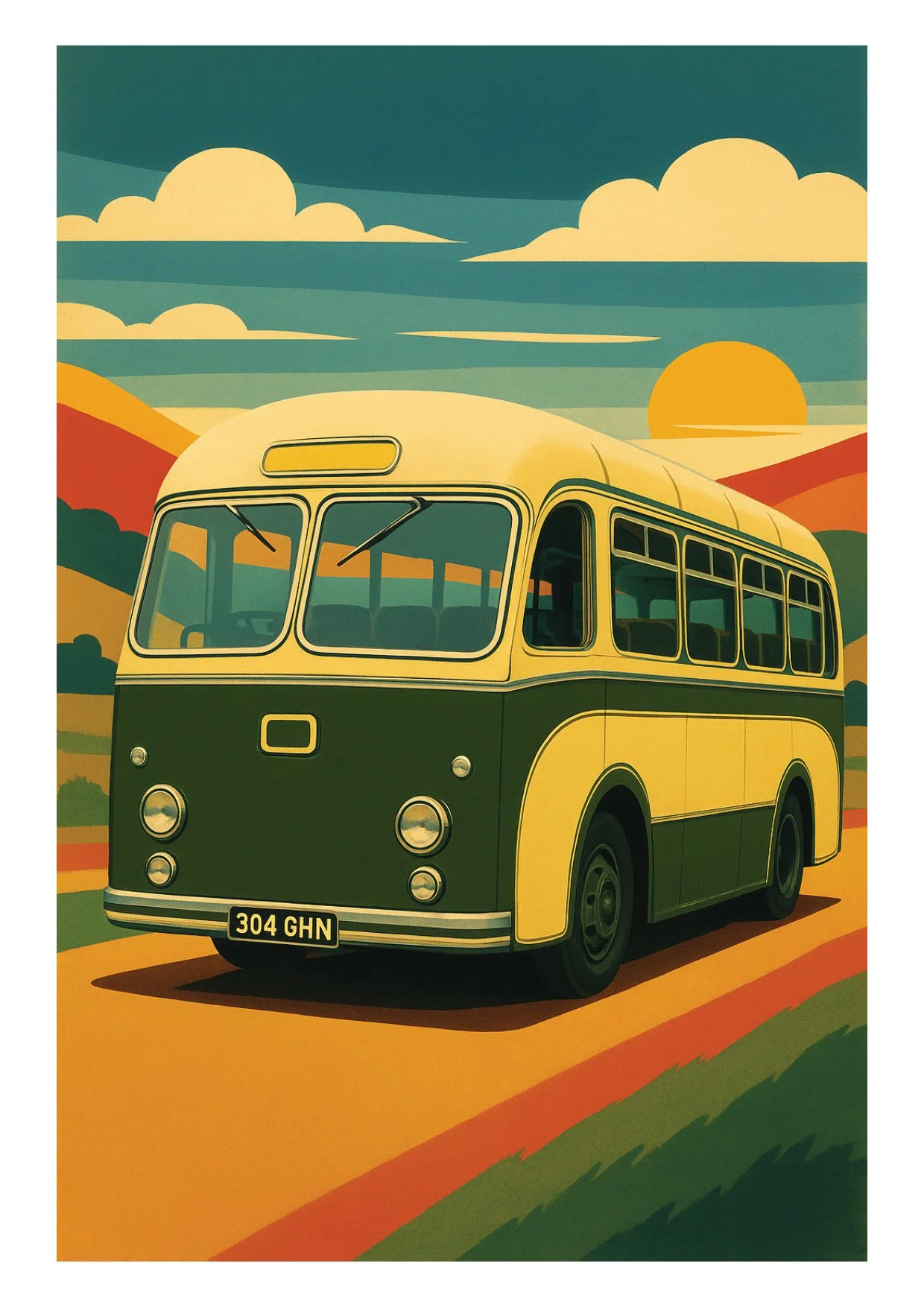 304 GHN Sunset Poster