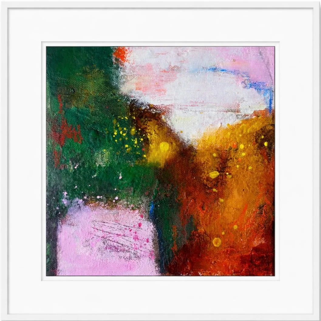 02 in the series-&lsquo;Verdant Ruin&rsquo;. Mixed media on canvas. 20cm x 20cm without frame. Frame not included. Message me for more details. Will be available on my website 09/05/26 at 5pm. #abstract #art #cornwallartist #contemporaryartwork #brig
