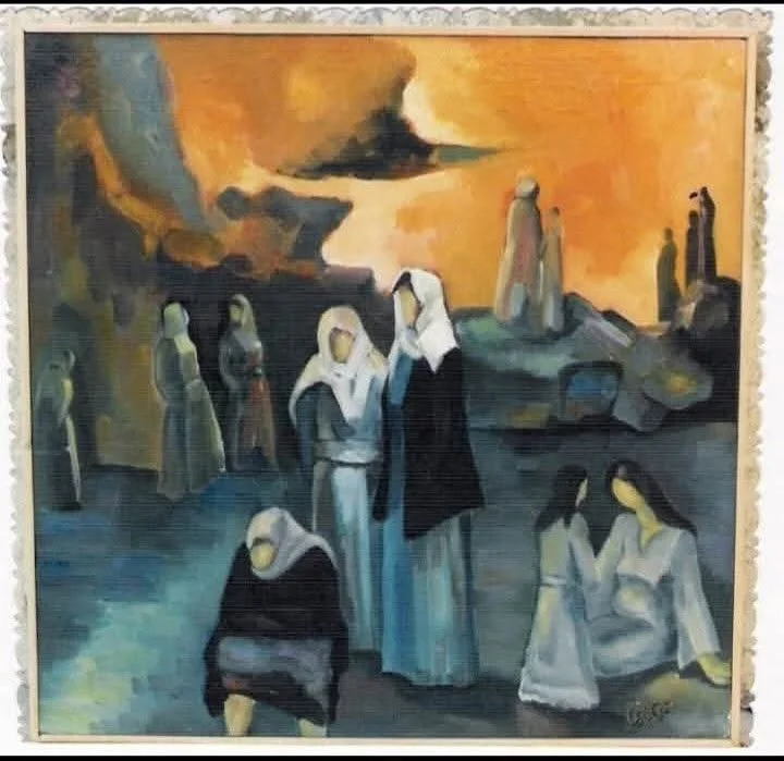 #إشارات 

  انتظار

في ذلك الليل الطويل
  امهات انتظرن
  اولادهن
  عند.....
 شروق شمس ٍ
 غابت....
 وما....
 عادت....

(من لوحاتي الزيتية في ثمانينات القرن الماضي)