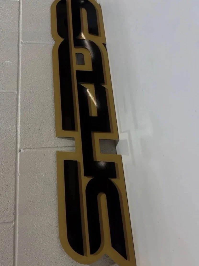 3D Router Cut Aluminium ACM Sign