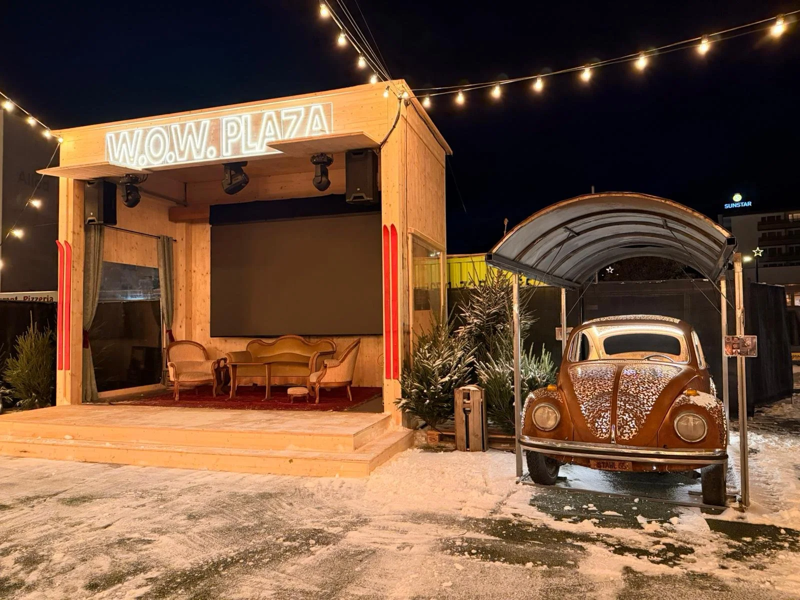 VW Käfer Lichtinstallation&nbsp;– Kunst auf Rädern