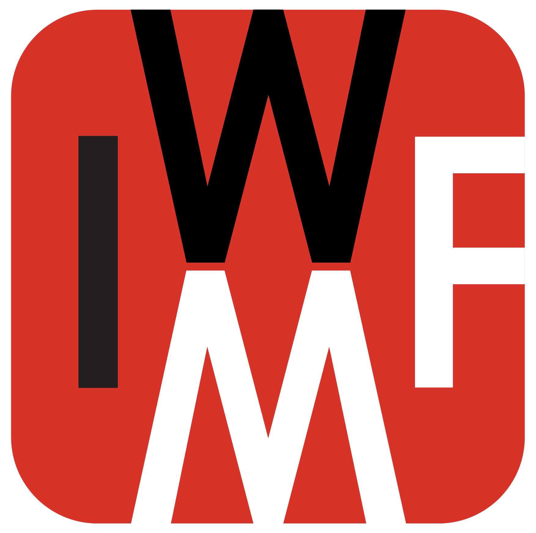 Partial logo with red, black, and white letters spelling W I F