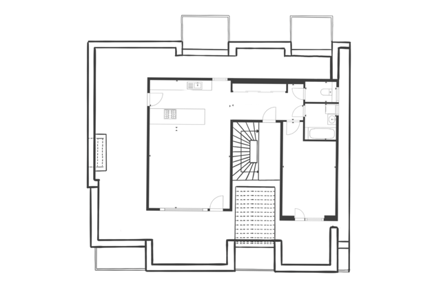 Loft Hviezdoslavov - pôdorys s terasou.png