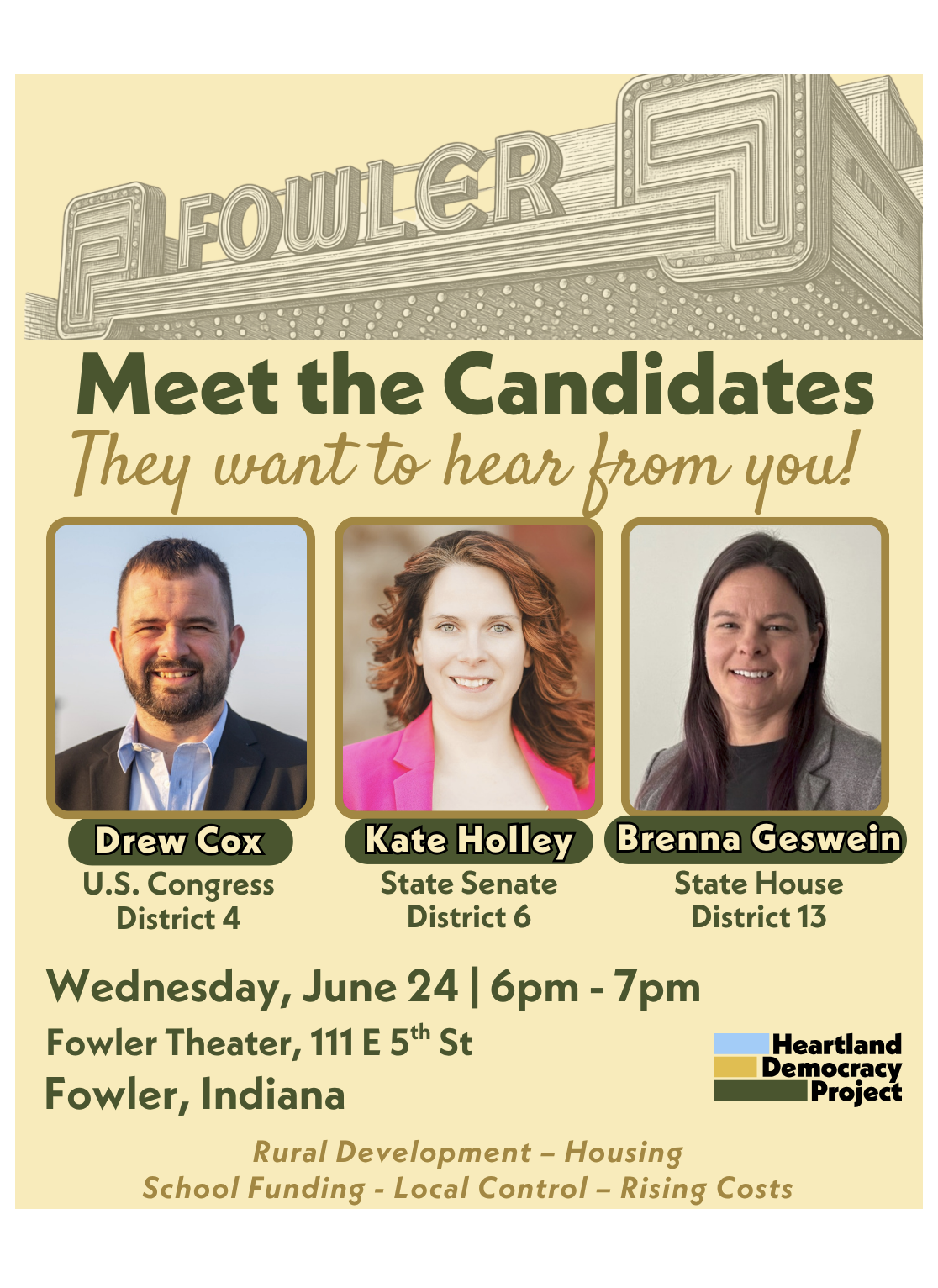 Fowler Theater - Meet the Candidates