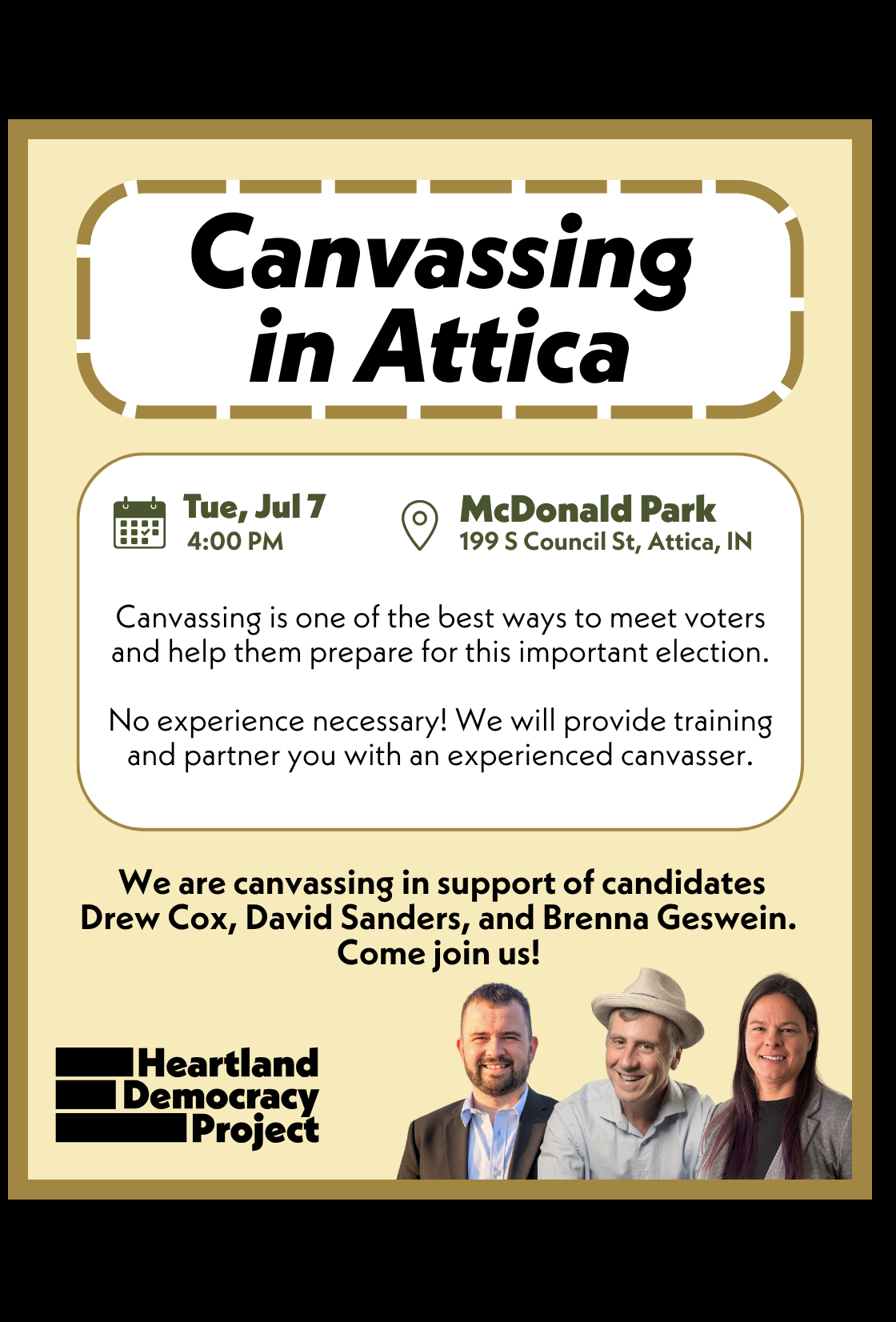 Canvassing in Attica