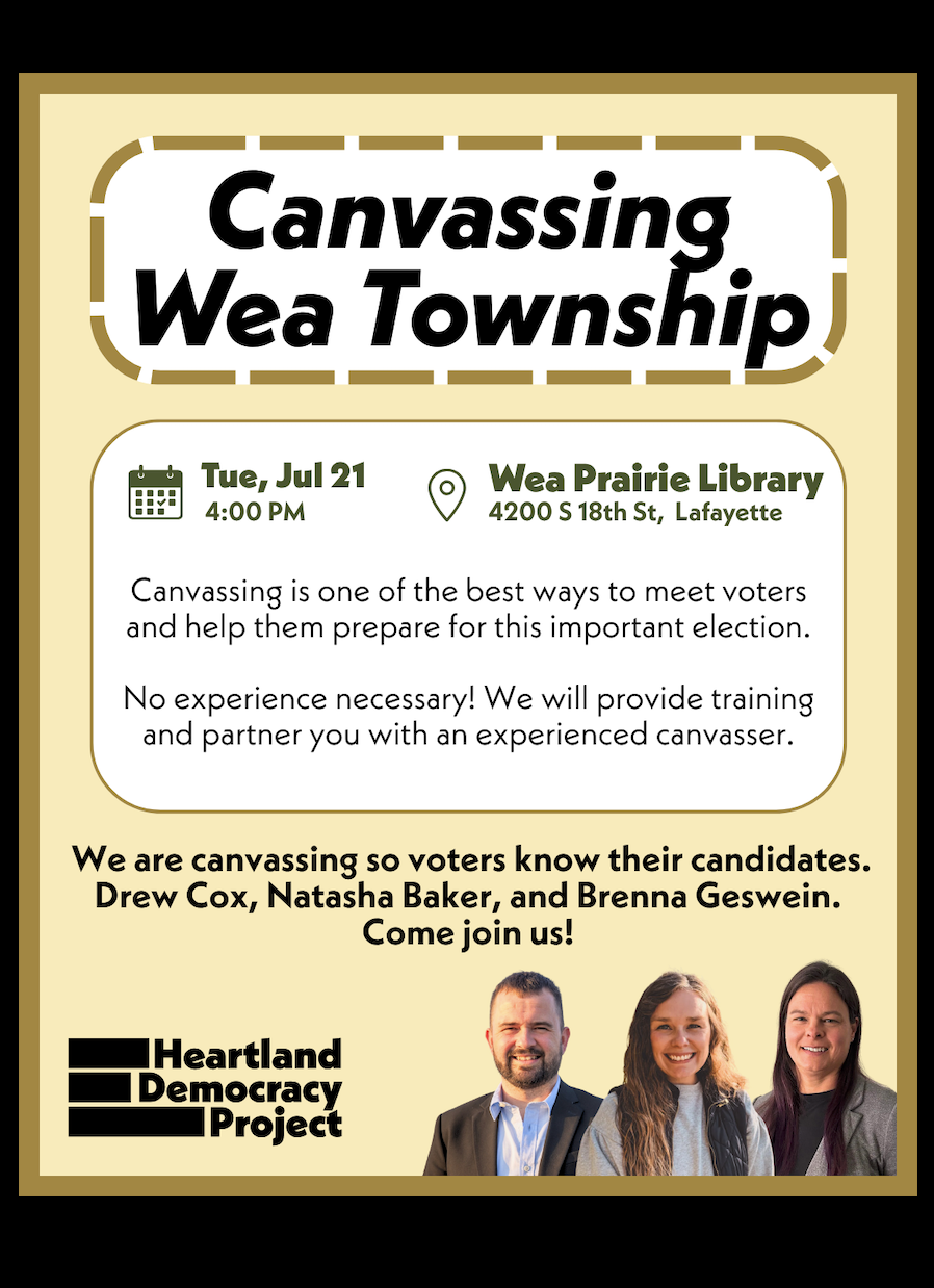 Canvassing in Wea