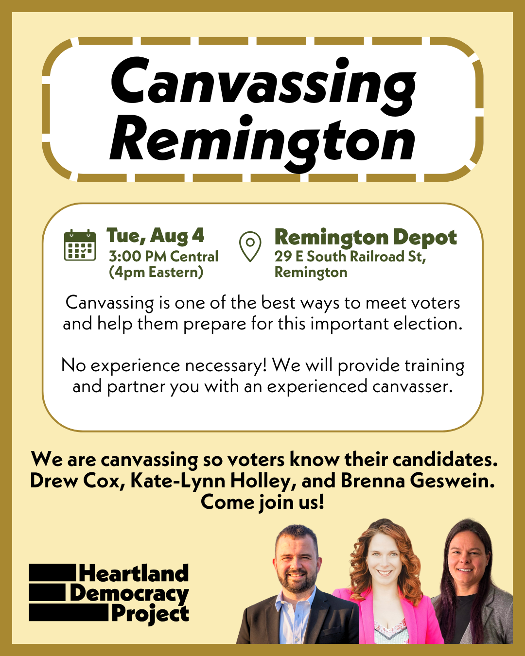 Canvassing Remington