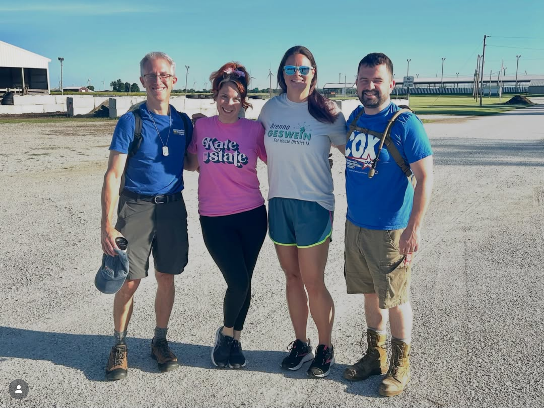Candidates at the MTK Ruck in Fowler in Benton County