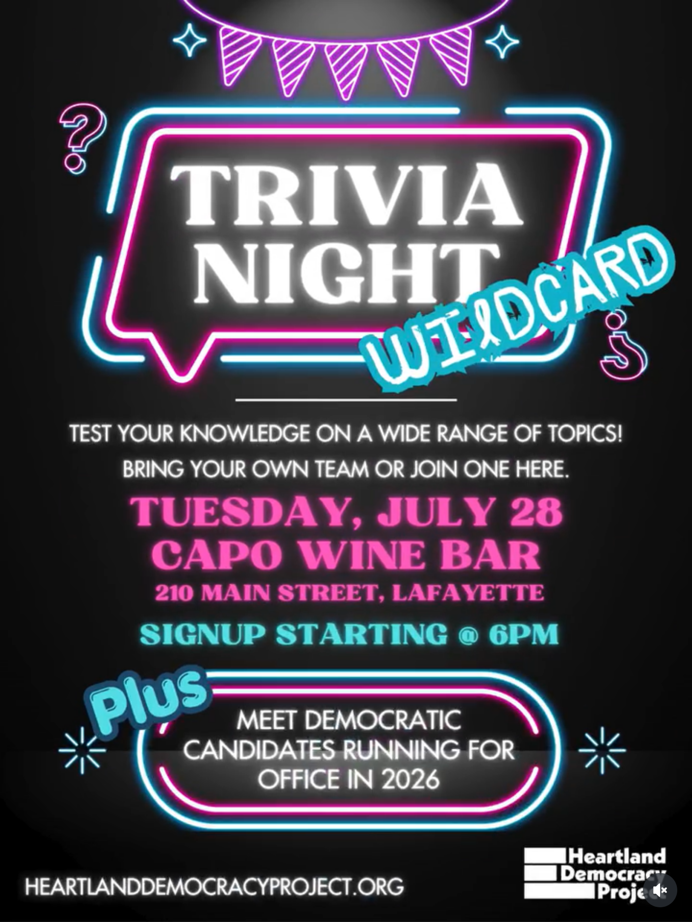 Trivia with canadidates