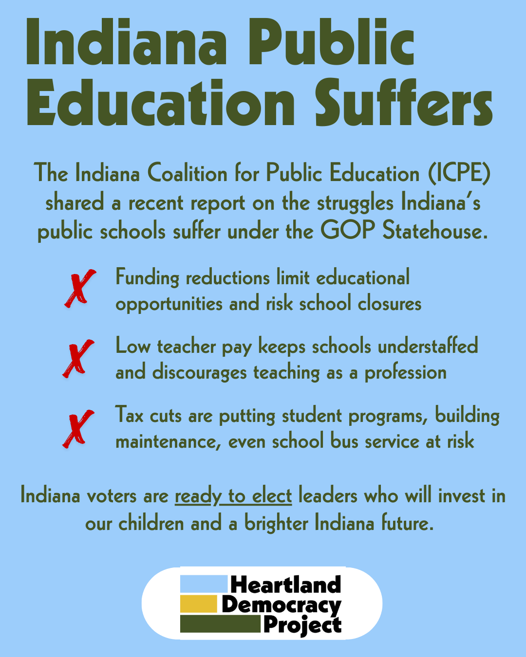 Indiana Public Education Suffers - Dec 13