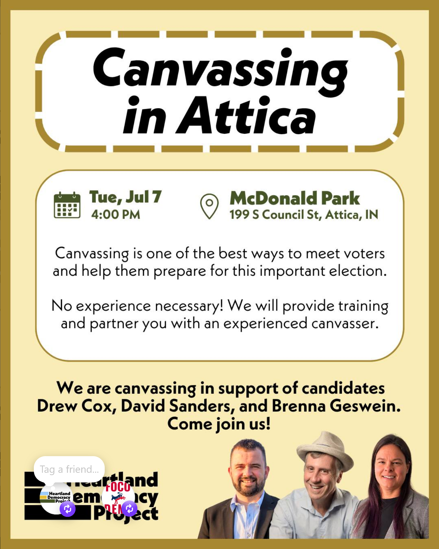 Canvassing in Attica