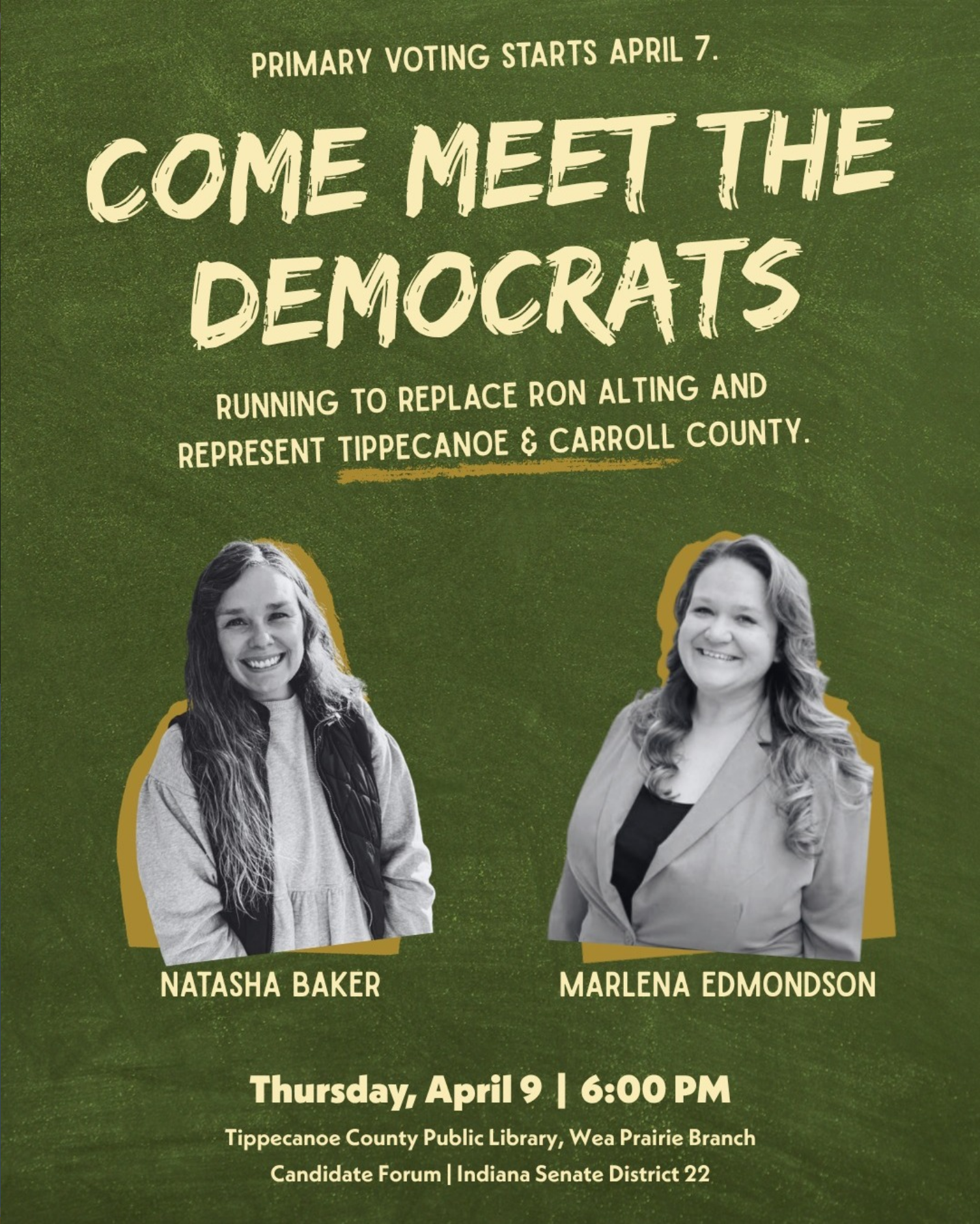 Senate District 22 Candidate Forum - Apr 9