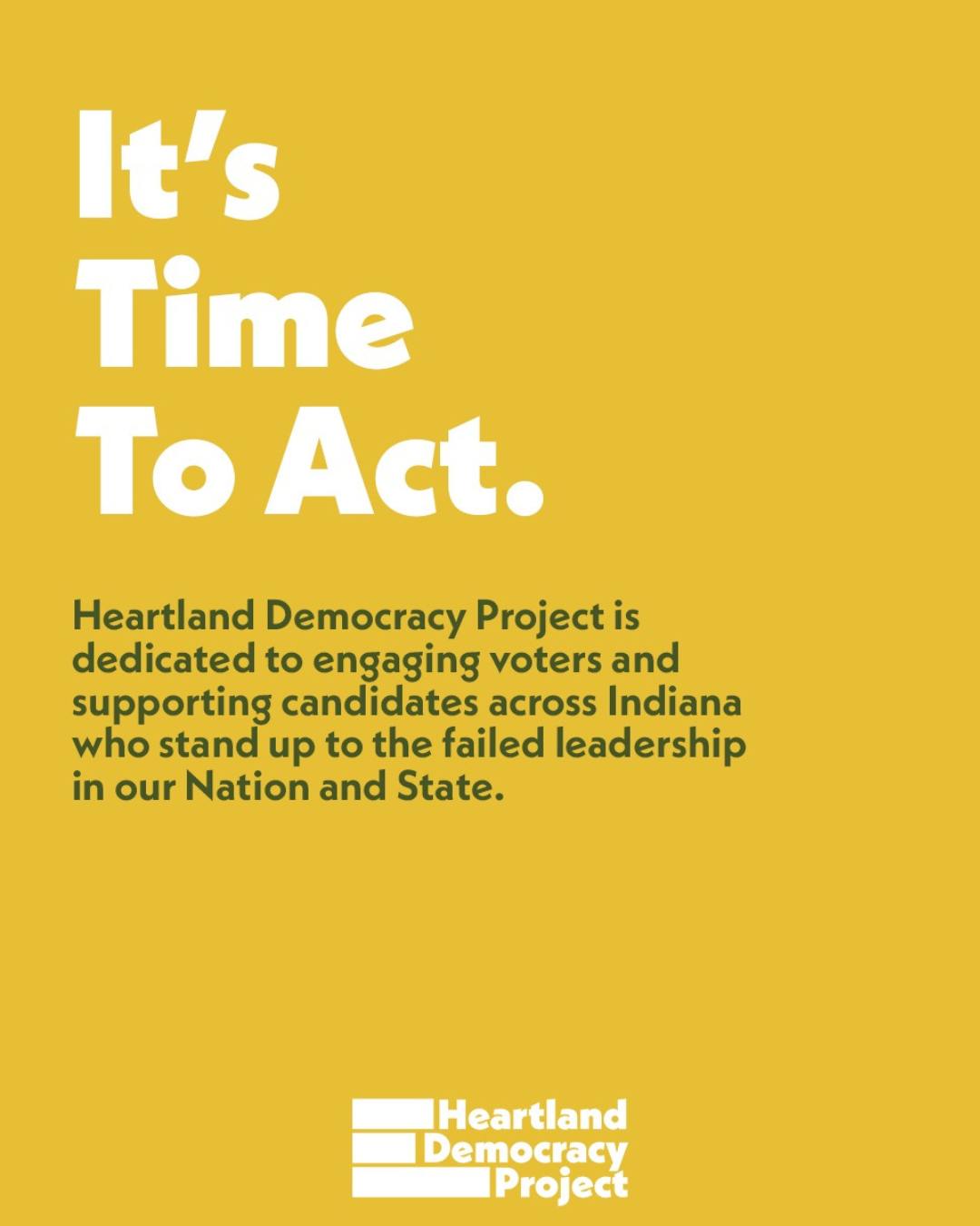 It's Time to Act - Oct 18