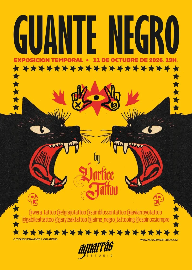 “Guante negro” de Vortice Tattoo