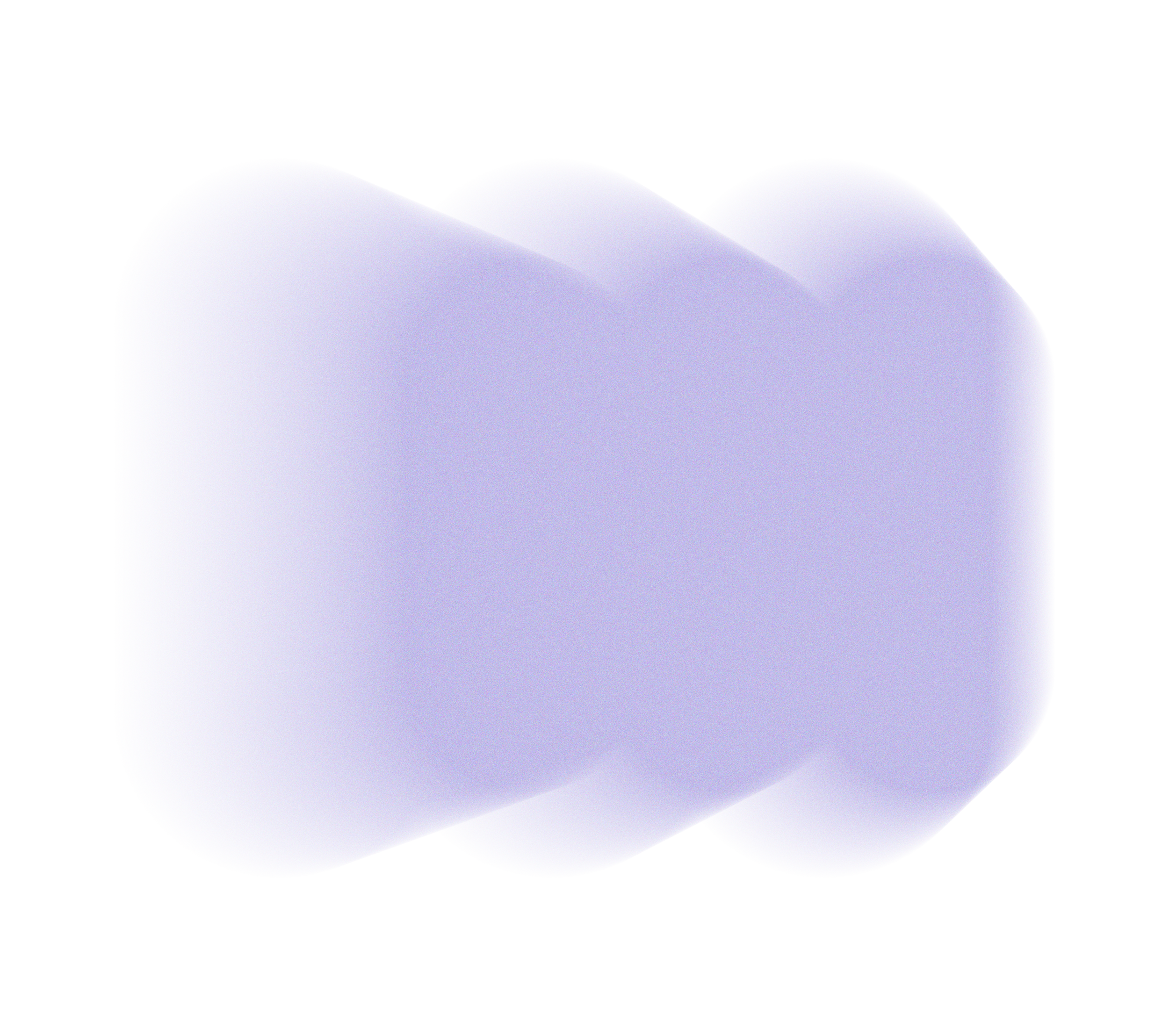 Grafik mit drei gewölbten, lilafarbenen Flächen, die überlappen, welche die Umrisse des Buchstaben M symbolisieren.