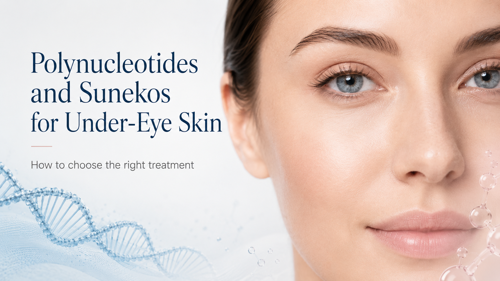 Polynucleotides and Sunekos for Under-Eye Skin: How to Choose the Right Treatment