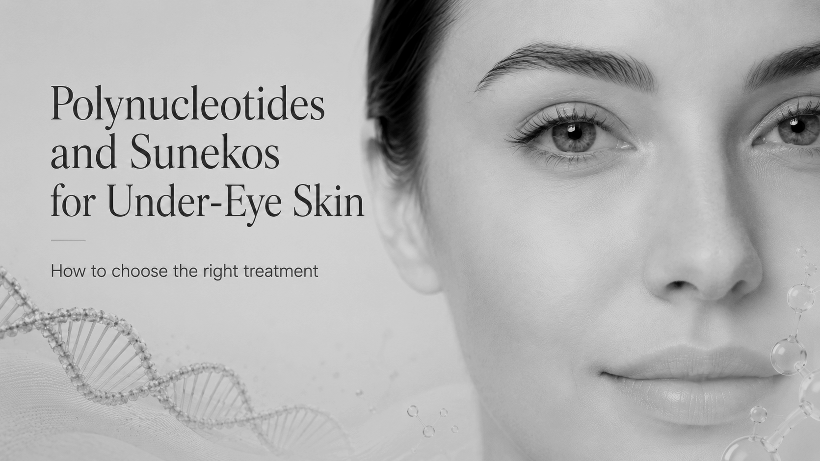 Polynucleotides and Sunekos for Under-Eye Skin: How to Choose the Right Treatment