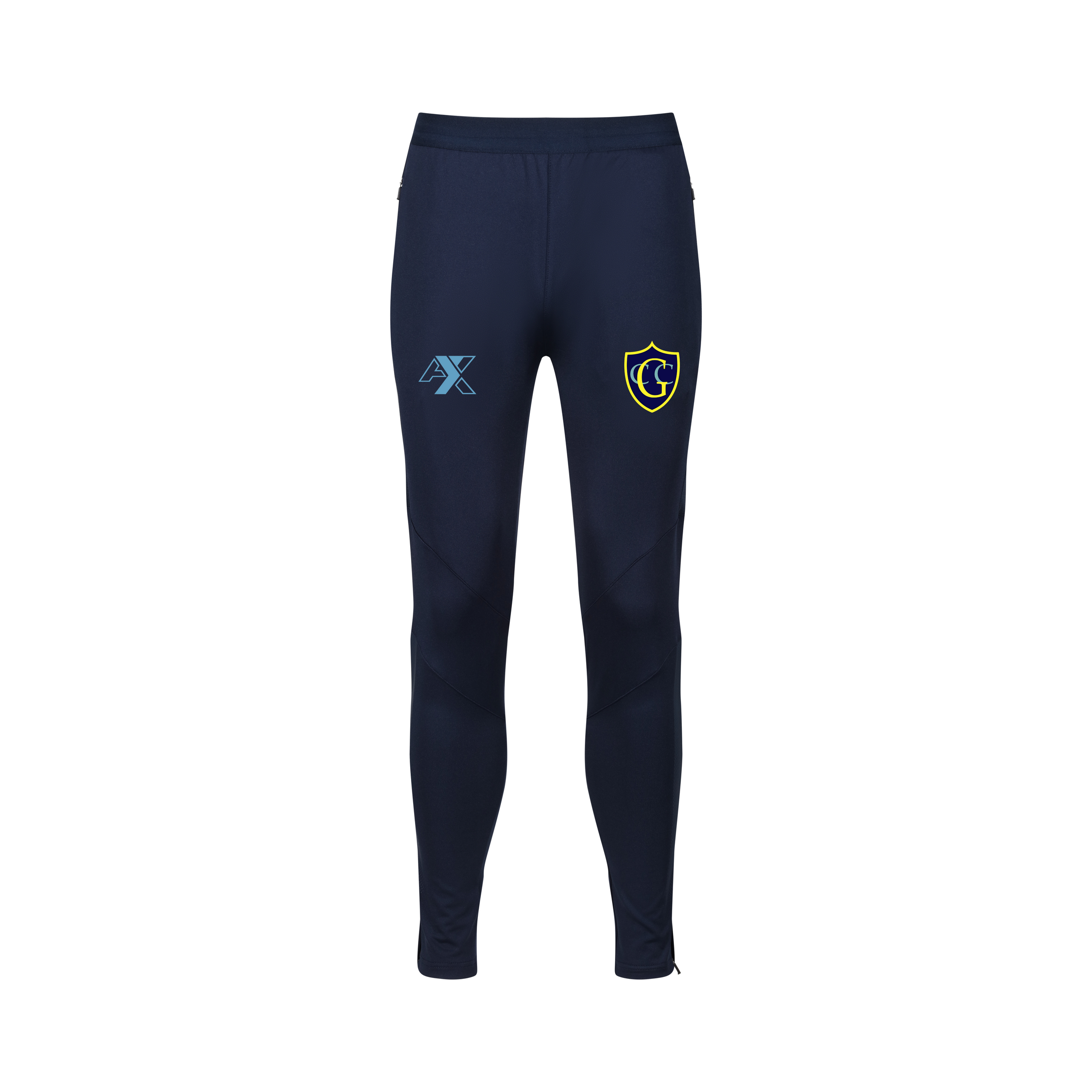 GCC Elite Skinny Pants Navy - Front.png