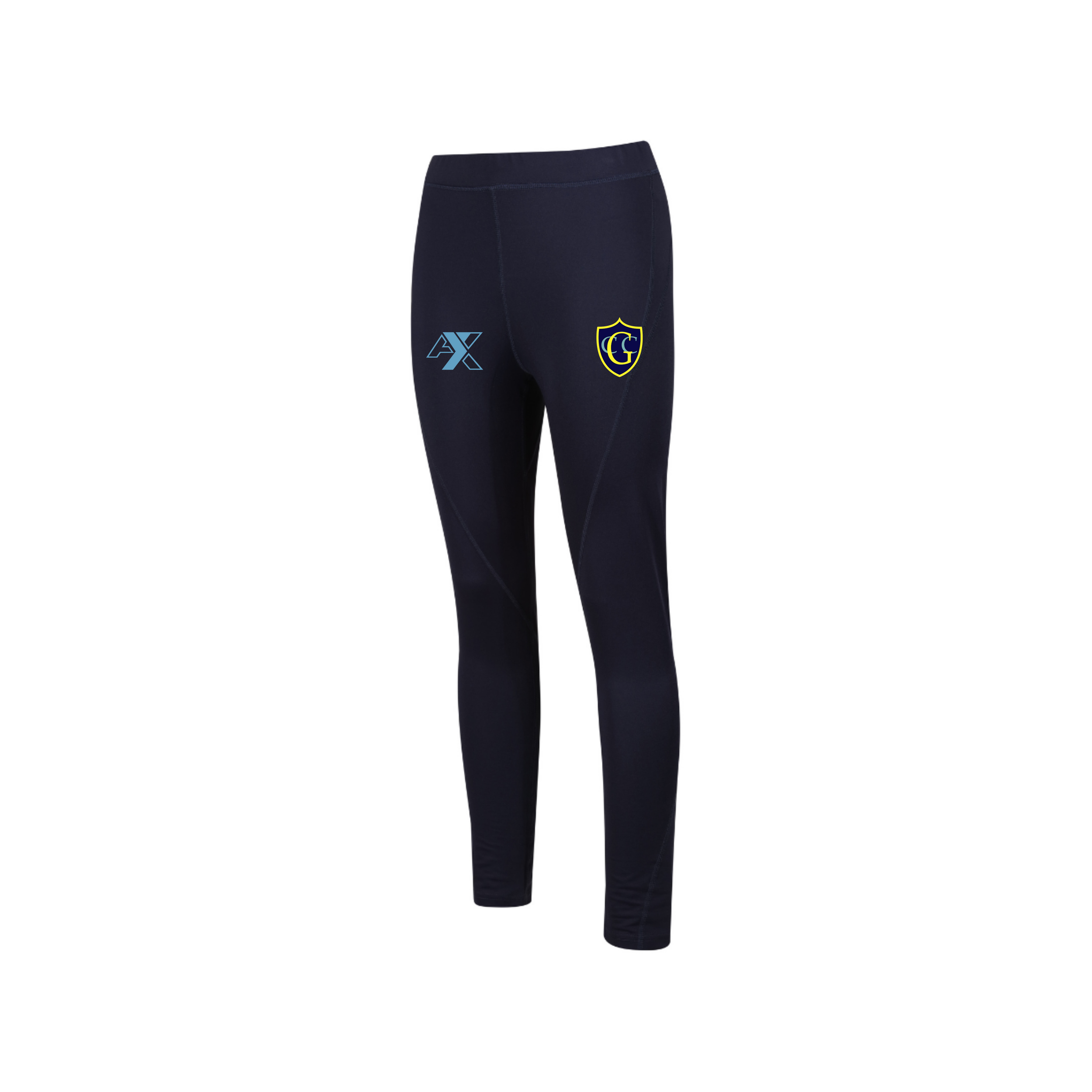 GCC Hybrid power stretch Leggings Navy - Front.png