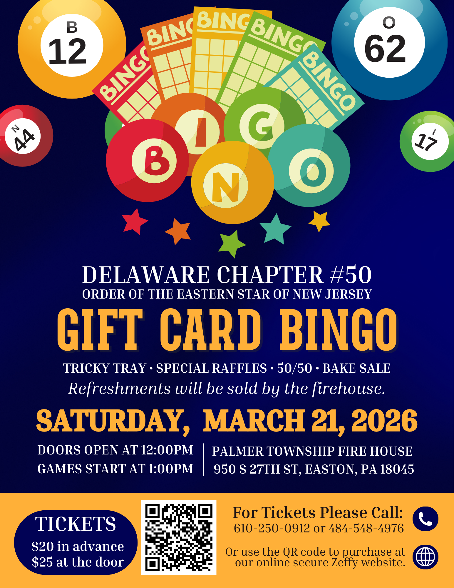 Annual Gift Card BINGO