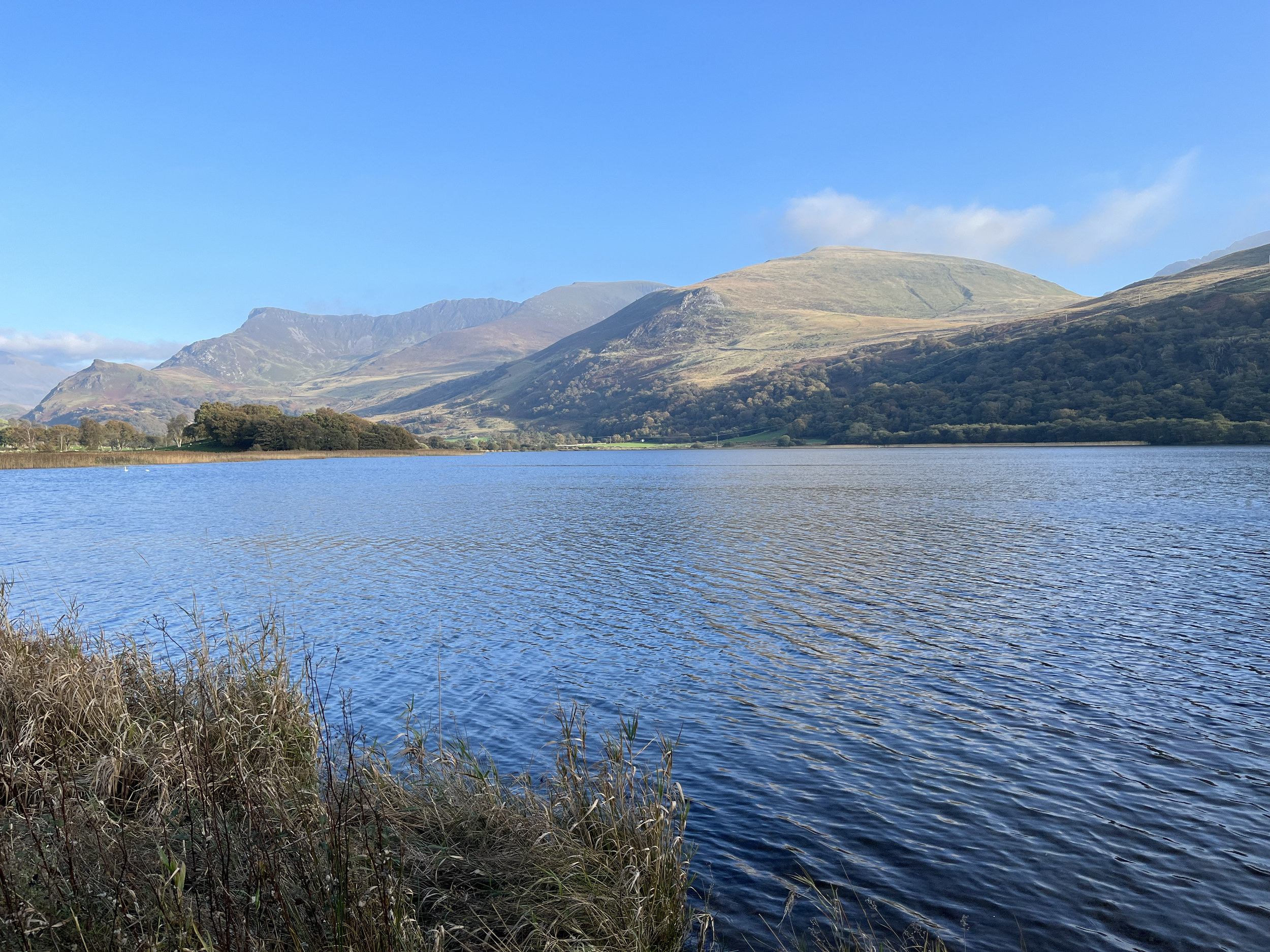 Lake and mountains